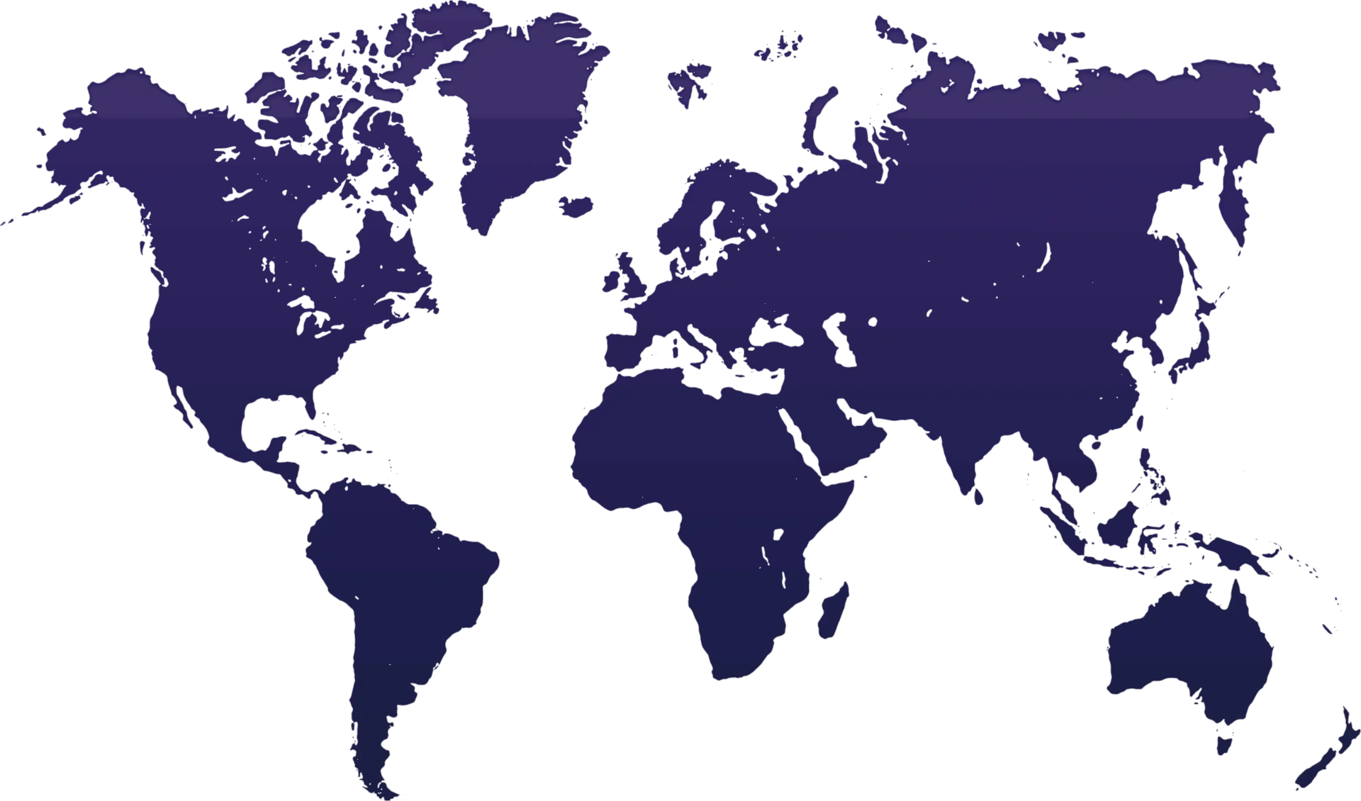 Carte du monde avec la France mise en évidence